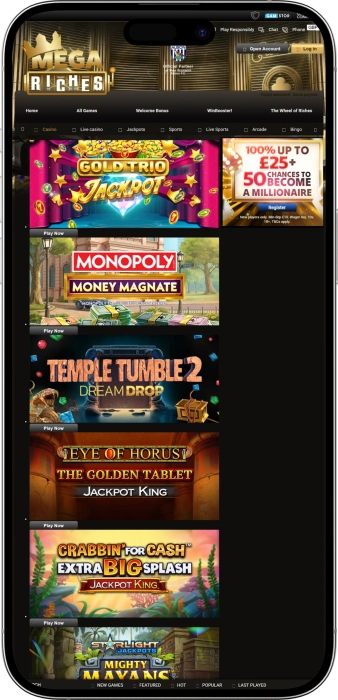 Mega Riches App